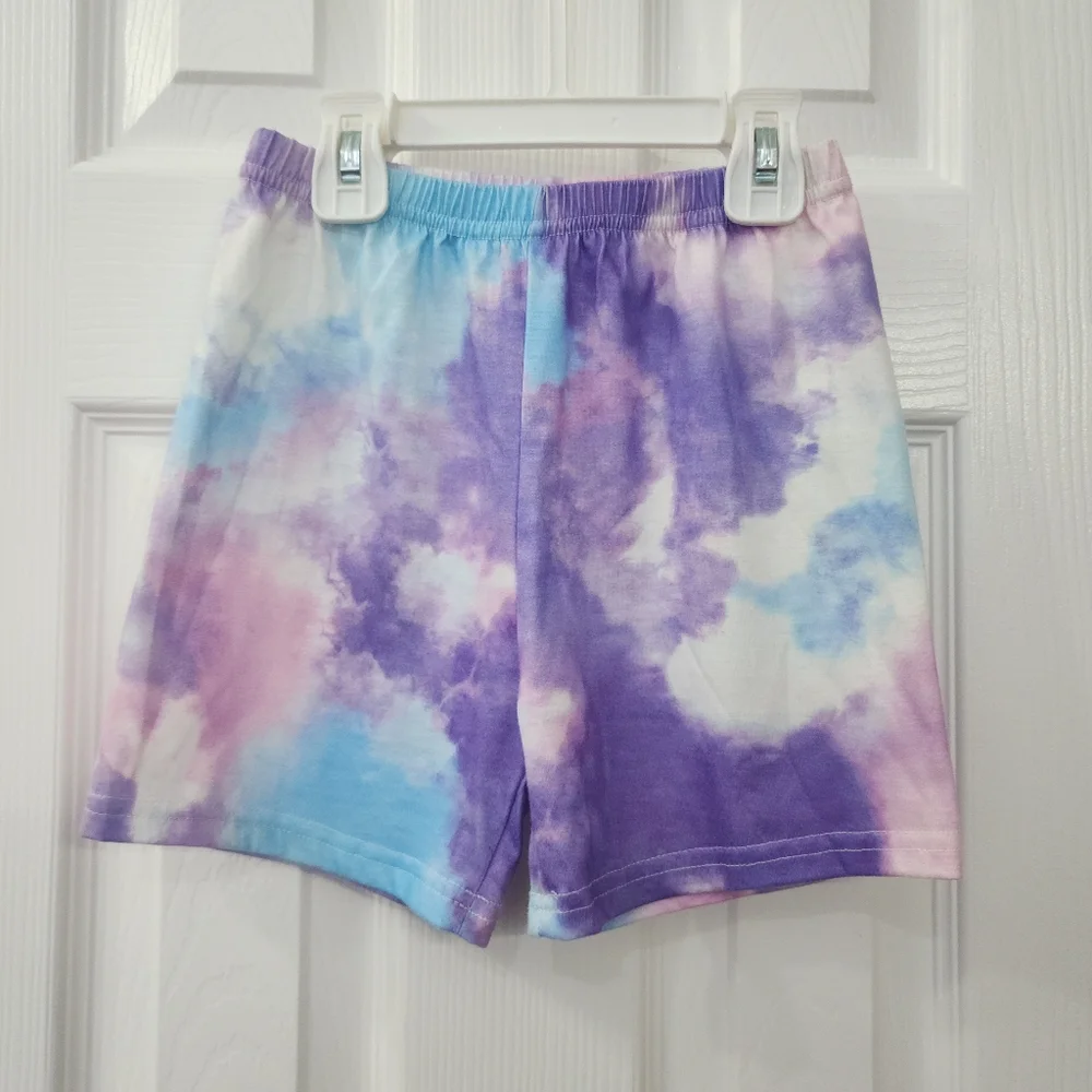 Kids Tie-Dye Set - Purple, Blue, Pink Size: 6/7